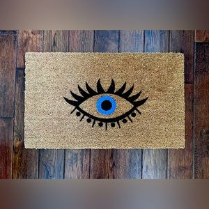 Evil eye doormat